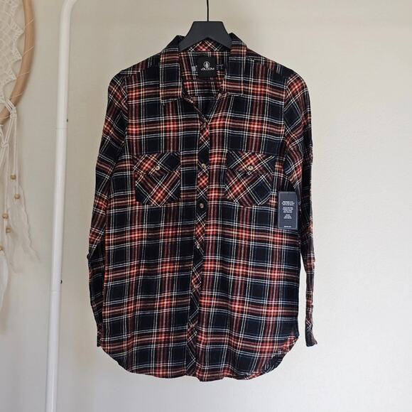 NWT Volcom Getting Rad Plaid Shirt - Picture 2 of 7